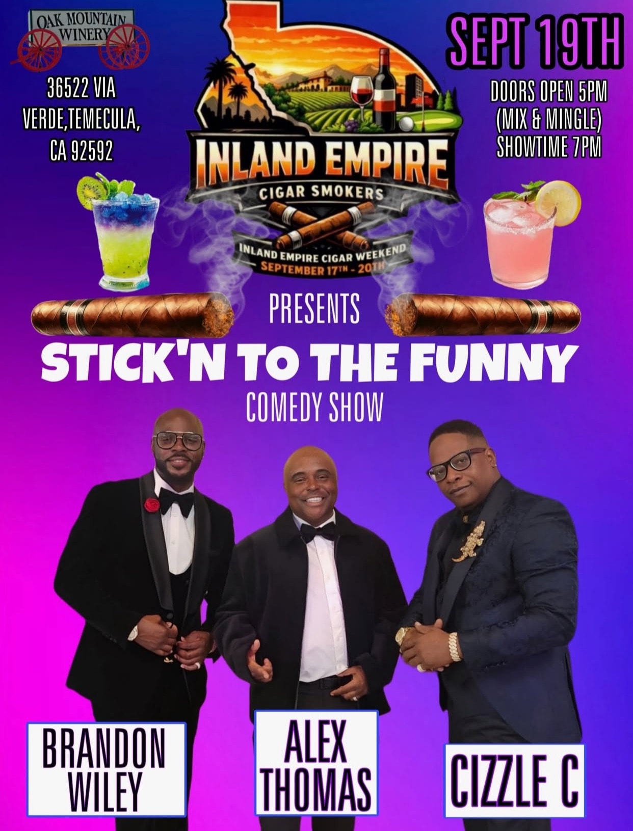 IE Smoke Fest Comedy Show flyer